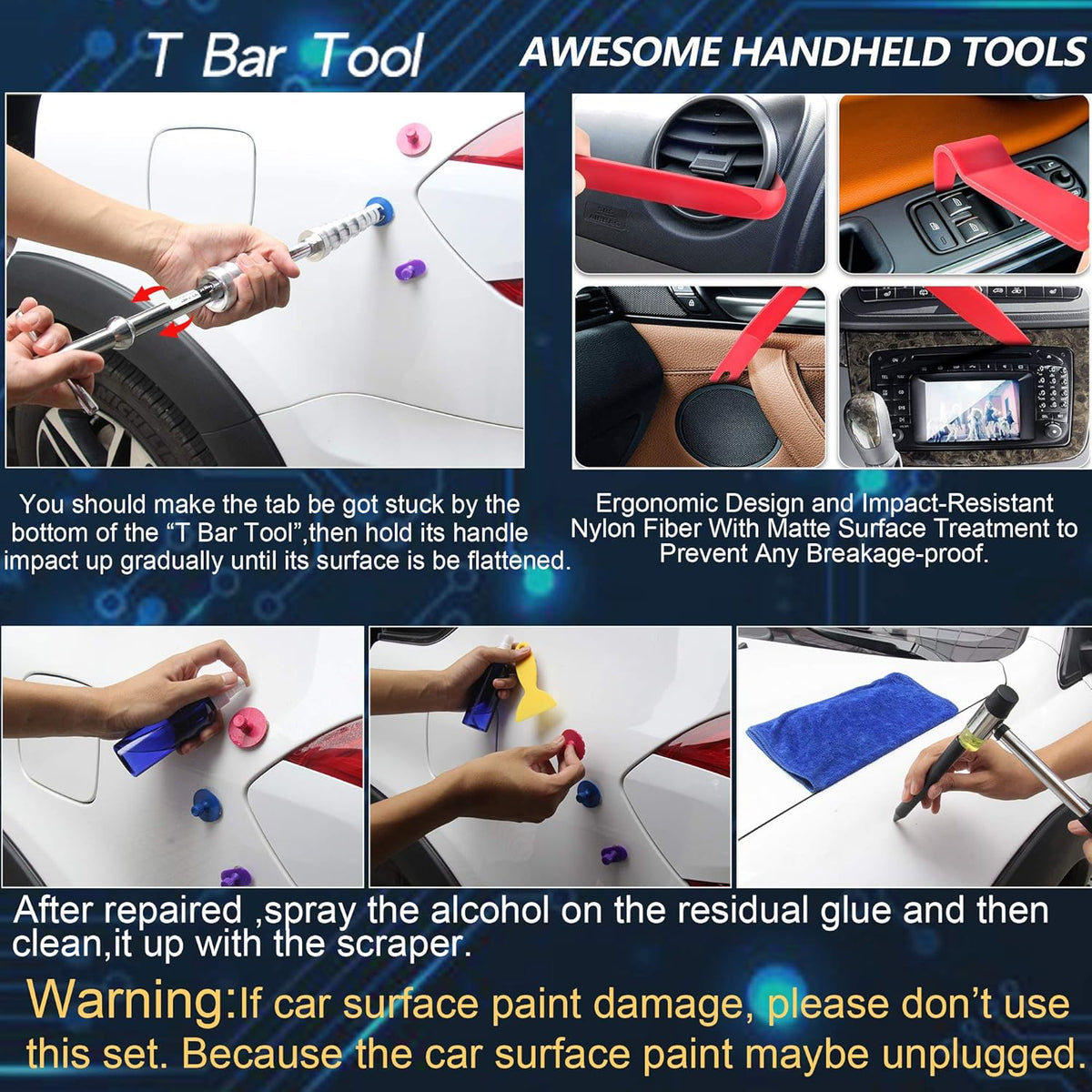 88pcs Paintless Dent Repair Kit K422