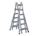 26 ft. Reach Aluminum Multi-Position Pro Ladder with PowerLite Rails 375 lbs. Load Capacity Type IAA Duty C1342