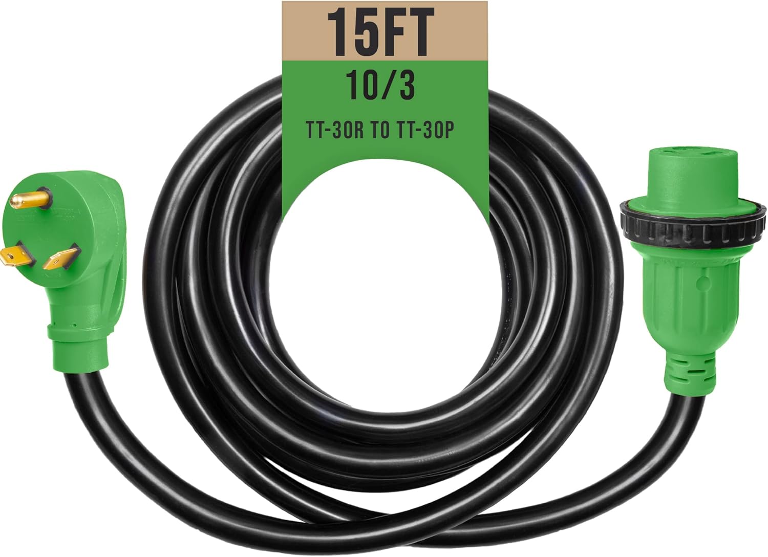 30 Amp 10/3 15 Ft STW RV Extension Cord Z235256