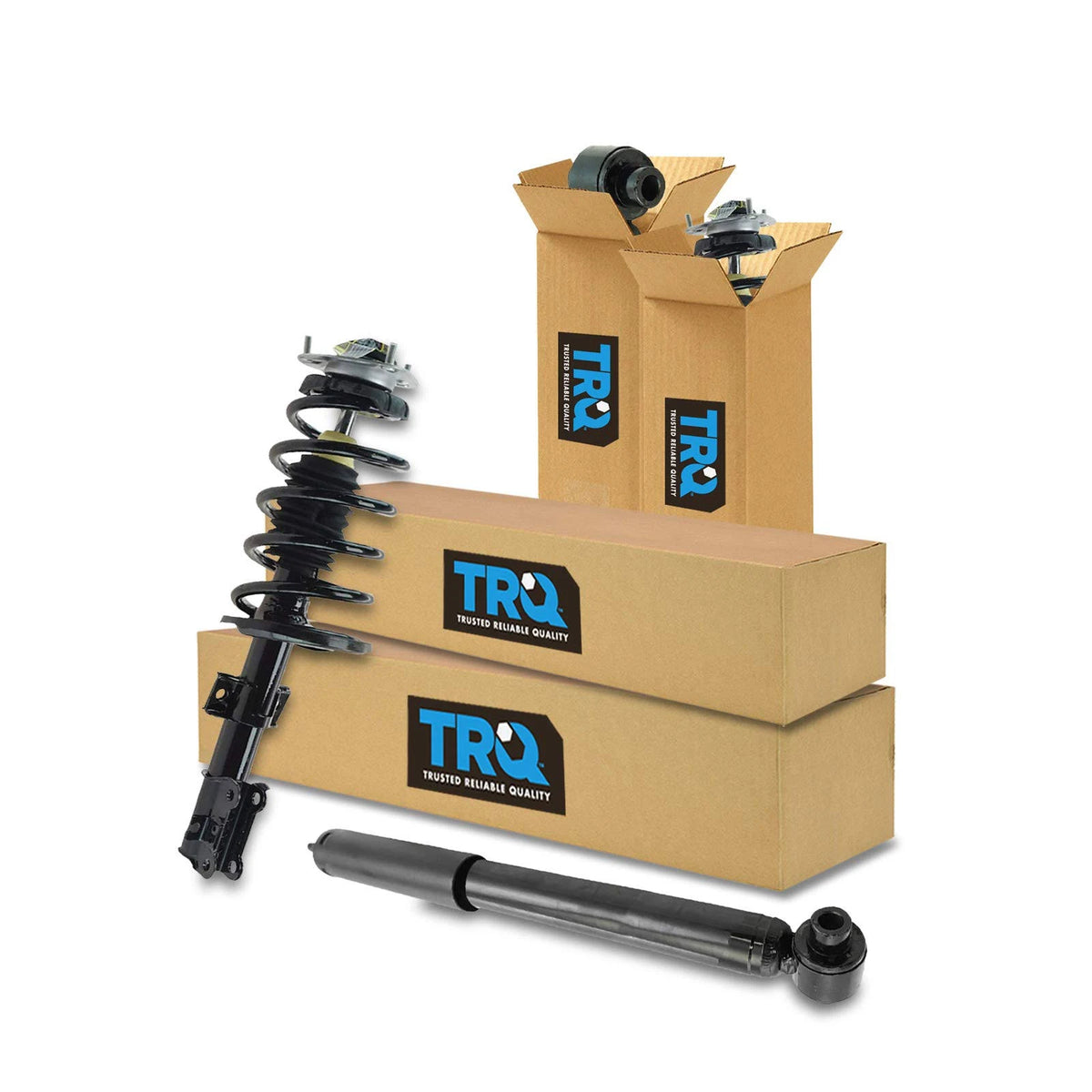Strut Spring Assemblies Shock Absorber Kit Set 4pc W614